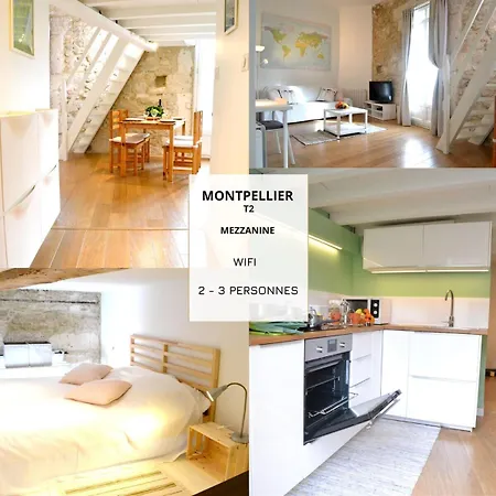 Le Chaptal Loft Mezzanine, Lumineux, Centre * Montpellier