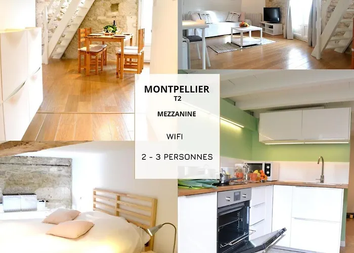 Le Chaptal Loft Mezzanine, Lumineux, Centre * Montpellier